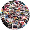 50pcs F1 Racing Stickers for Car Fans, Cool Sports Car