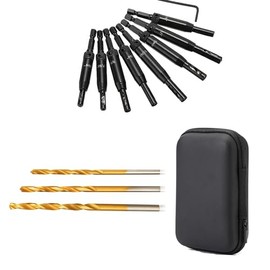 GORCHEN Self Centering Drill Bit Set (Black)