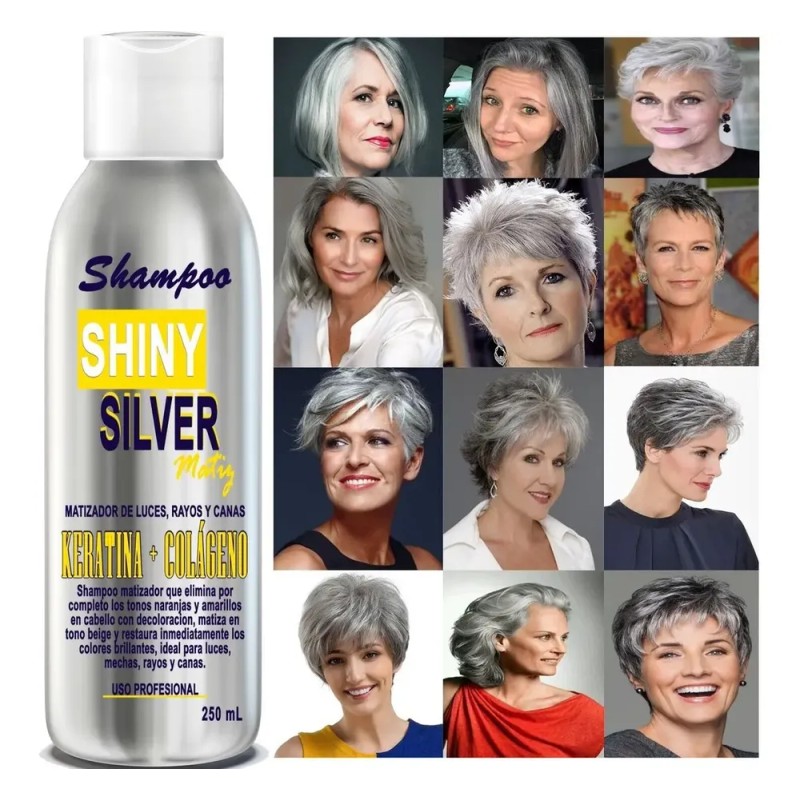 Shampoo Matizador De Canas Platinado Hermoso