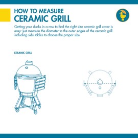 Duck Covers Essential Water-Resistant 29 Inch Ceramic BBQ Grill Cover