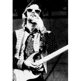 Iconic Imagery Eric Clapton Poster, Smoking, Wearing Sunglasses