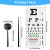 QFGasre Snellen Eye Chart Wall Chart Eye Exam Charts with