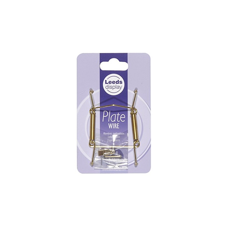 Leeds Display : PW10BL : Wire Plate Hanger No.1 :