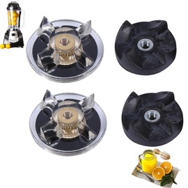 Replacement 2 Base Gear 2 Rubber Blade Gears Spare Parts for Magic Bullet for Juicer and Mixer 250W