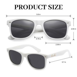 LADY&HOME Wedding Gifts for Couples, Bridal Shower Gifts, Polarized Bride and Groom Sunglasses, Engagement Gifts for Newlyweds Couples(Bride-b)