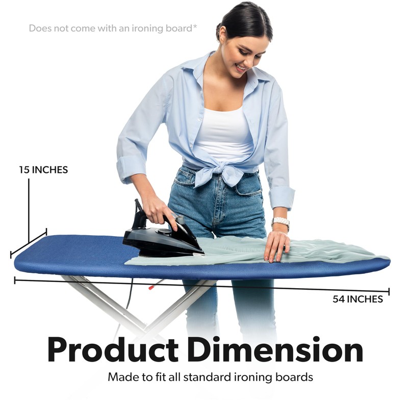 Home Intuition Extra Thick Ironing Board Cover and Pad Iron
