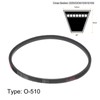 sourcing map O-510 V-Belt Drive Belt 510 mm Rubber for