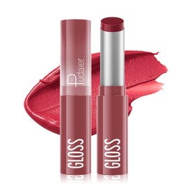 ZUK Hydrating Lip Gloss for Women and Girls, Moisturizing Creamy Lipstick for Dry Lips, Nourishing Highly Pigmented Lip Balm, Non-Sticky Tinted Lip Makeup