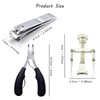 11 Pieces Ingrowing Toenail Kit, Sharp Ingrown Toenail Treatment Tools,