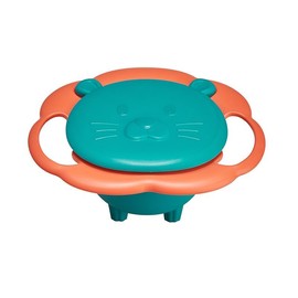 Spill Resistant Bowl for Kids: Rotation Spill Resistant Bowl 360 Degrees Rotating Tableware with Design Ideal for Mealtime