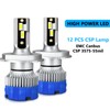 GSRECY H4 LED Headlight Bulb, H4 HB2 9003 Hi/Lo Beam