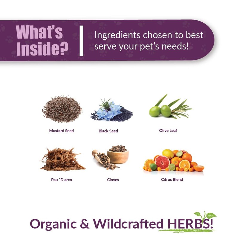 Amber NaturalZ Tossa K Kennel Bark Herbal Supplements for Dogs