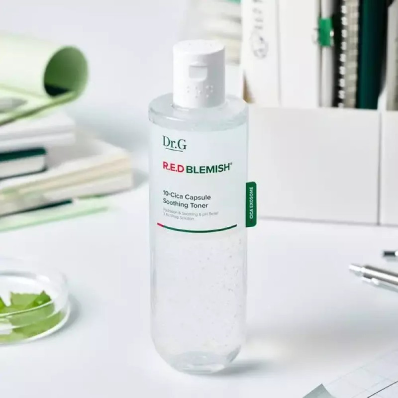 Dr.G [닥터지] NEW 레드 블레미쉬 10-시카 캡슐 수딩 토너 300ml