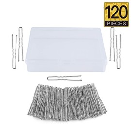 U Shaped Hair Pins Pins Bun Hair Pins,Wedding Bridal Silver Hair Pins (Silver)