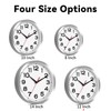 Roymnie Wall Clock Silent Non-Ticking Modern Clock Battery Operated 12