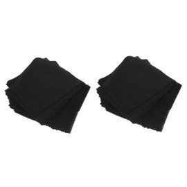 FOMIYES 2sets Microfiber Cleaning Cloths for Glasses Lens Wipes 10-pack Glasses Cleaning Cloths Effective for Dust Smudges 50pcs*2