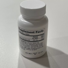 Geri Care Vitamin C Supplement 250 mg 100 Capsules Exp 12/24