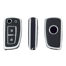 OFFCURVE Key Case Car Key Cover Key Case Protective Cover for Nissan Pulsar Micra Juke Qashqai X-Trail Rogue Murano Maxima Altima Geniss Quest Tiida Pathfinder Kicks