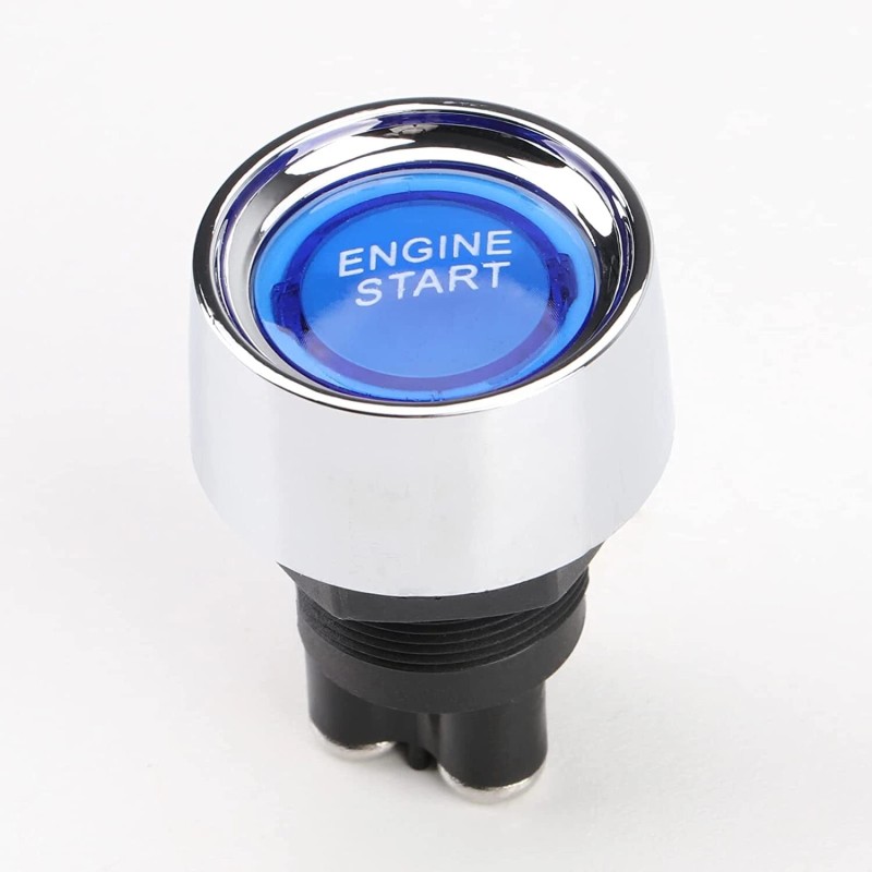 auto-part-racing-zoon 12V,Start Switch DC 50a,Starter Ignition Switches ON-Off Momentary Switch,Blue