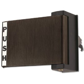 Pacific Doorware Push Paddle Handle for Adams Rite Storefront Doors, Dark Bronze, Choose Handing (Push to Right)
