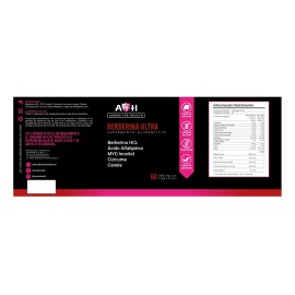 Suplemento Acido Alfalipóico Berberina Inositol 60 Caps A4h Sabor Sin Sabor