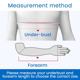 Velpeau Arm Sling Shoulder Immobilizer for Women and Men, fit Left or Right Arm - Rotator Cuff Support Brace - Medical Sling for Shoulder, Clavicle, Elbow Injury (Comfort type, Large: Bust 33.5″-41″)