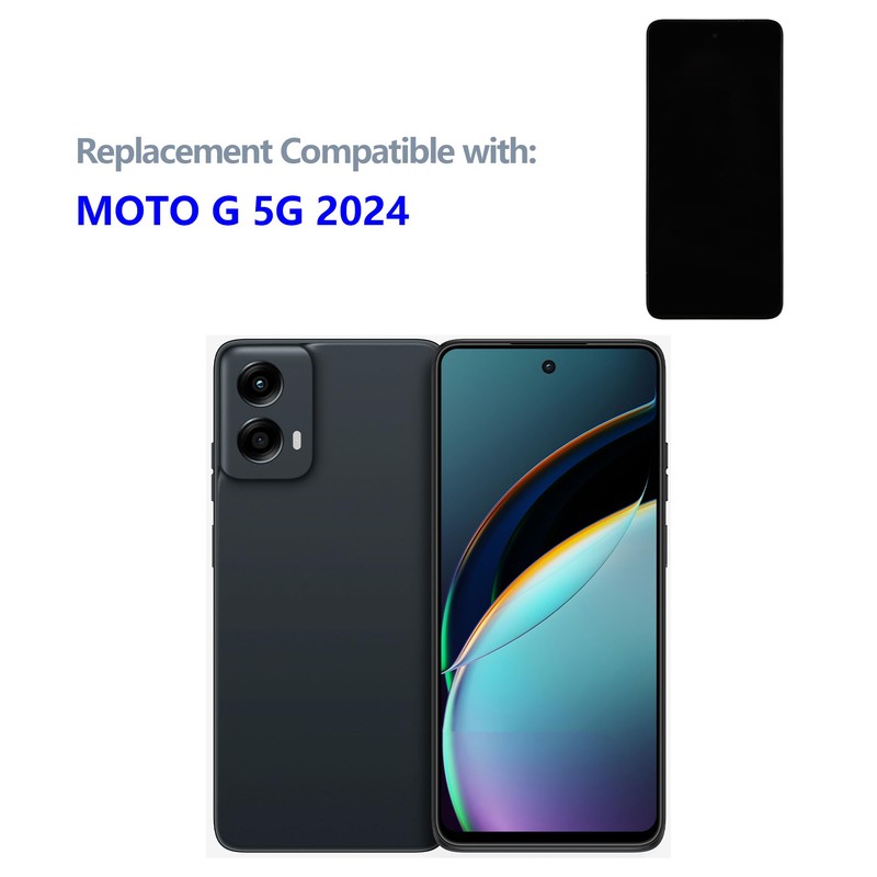 SWARK OLED LCD Display Compatible with Moto G 5G 2024