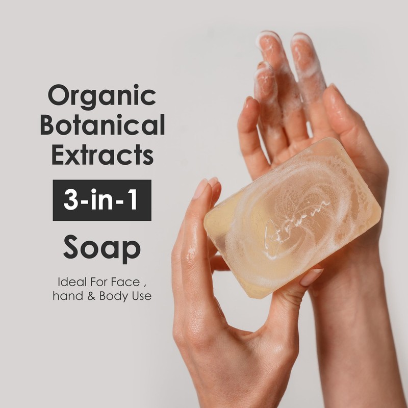 ARWIN Glycerin Soap Bar 2 Pack (2x180g/6.3 oz) for Face