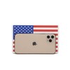 Hearty Trendy USA Flag Fashion Box Clutch Handbag Box Clutch