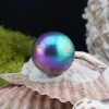 Rainbow Titanium Aura Quartz Sphere Crystal Boho Decor Spiritual Energy