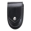 Aker Leather 500 Handcuff Case, Round, Plain,Black
