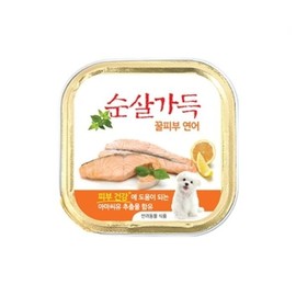 Honey Skin Salmon 100g 24pcs Canned Dog Canned Dog Dog Snack Dog Snack / 꿀피부 연어 100g 24개 애견통조림 강아지통조림강아지간식 애견간식