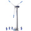 Rinnland Windmill Model - Large-Sized Wind-Up Wind Turbine Science Teaching