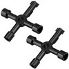 Shappy 2 Pack Electric Cabinet Panel Keys Gas Meter Water