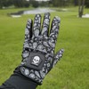 FLUO PAISLEY BLACK Mens Golf Glove Fluo_Paisley Black V5 Stiffcon