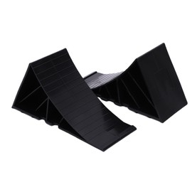 Ausla 2pcs Heavy Duty Wheel Chock PE -Reifenblöcke für Auto -Wohnwagen RV Truck ATV