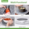 Tovolo 10" Silicone Microwave Mat, Charcoal - Multi-Use Heat Barrier