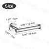 TURS Toilet Roll Holder Brushed Nickel Toilet Roll Holder Wall