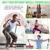 Resistance Bands Set with Yellow Handles, Exercise/Workout/Fitness Bands with Door