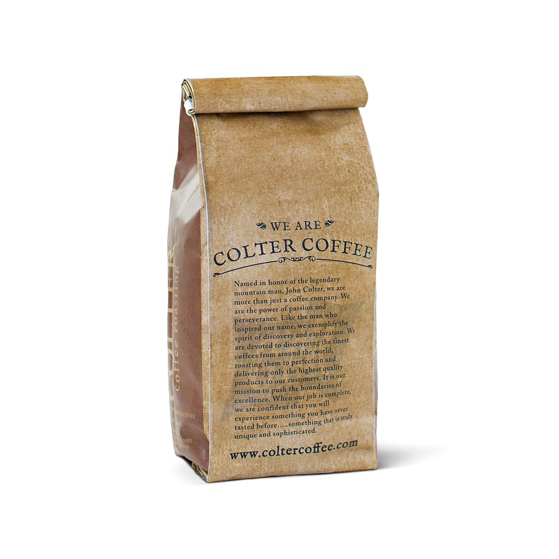 Colter Coffee Roasting, Organic Thunderbolt, 100% Organic Arabica Coffee, Fair