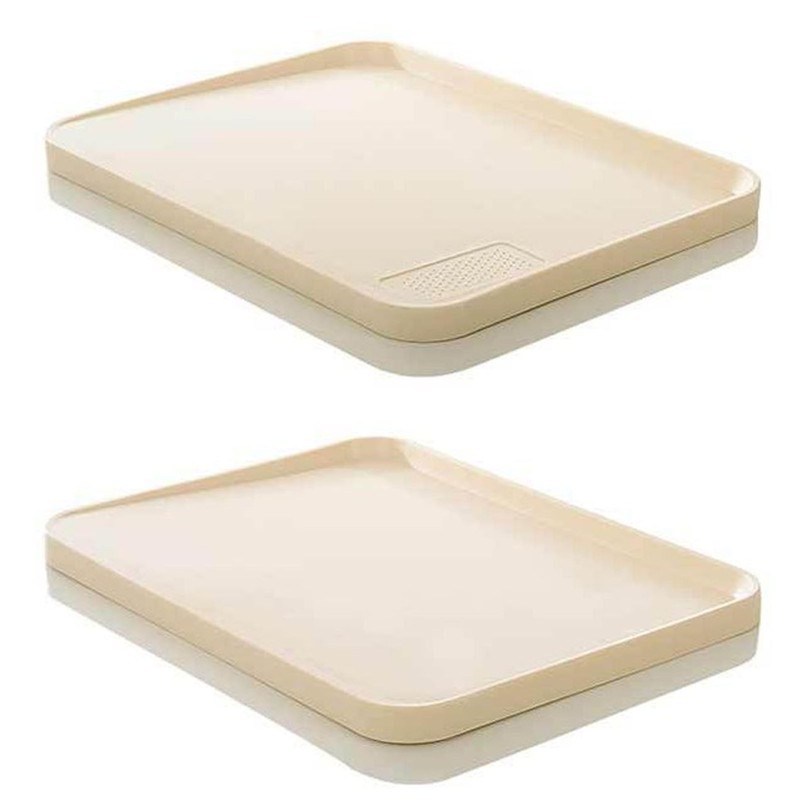 Kitchen Cutting Board Raised Edges Anti Skid Double Sided High