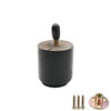 Savagrow 4Pcs Round Furniture Legs Wood Bed Risers 2 Inch
