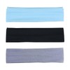 JRYXDS Pack of 3 Headbands, Sports Headbands, Stretchy Non-Slip Moisture