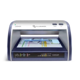 AccuBANKER LED425 3-Point Cash Card Counterfeit Detector LED UV Magnetic CE Cert