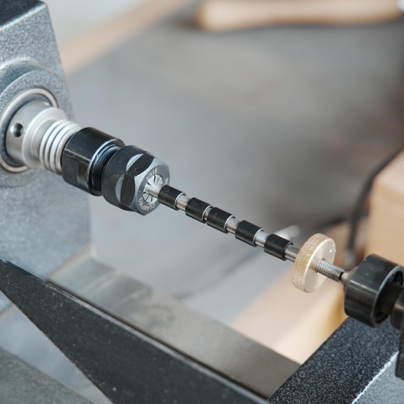BMWOOD Pen Mandrel with MT1 Adaptor for Woodlathe Pen Make