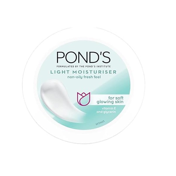 Light Face Moisturiser, Pond,s 75ml, Daily Lightweight Non-Oily Cream with