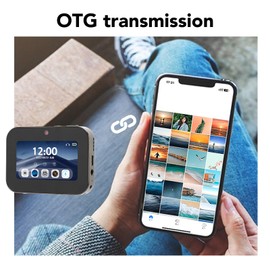 64MP 4K Digital Camera, 10x Telephoto, 120 Degree Wide Angle, 3" Touch Screen, HD Photography, 3600mAh, Support Live Streaming, OTG Connection, Music Playback (BLACK)
