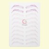 MARLLOGIVA 3pcs White Hairstroke Microblading Practice Skin Pre-printed Silicone Practice