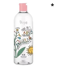 Agua Micelar Yuya Todo En 1 Desmaquillante Facial 415ml  Para Todo Tipo De Piel | Sin Alcohol, Parabenos Ni Perfume | ¡Limpia, Tonifica Y Refresca!