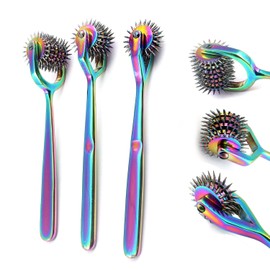 PRECISE CANADA: Set of 3 Wartenberg Pin Wheel Pinwheel 3, 5, 7 Head Diagnostic Multi Color Rainbow